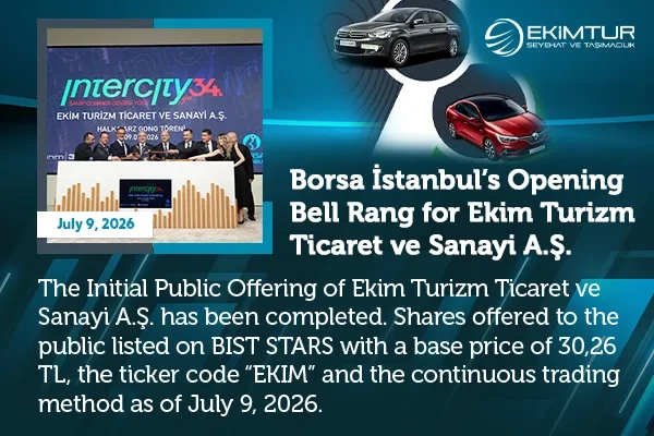 Borsa İstanbul’s Opening Bell Rang for Ekim Turizm