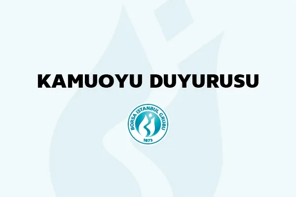 Kamuoyuna Duyuru